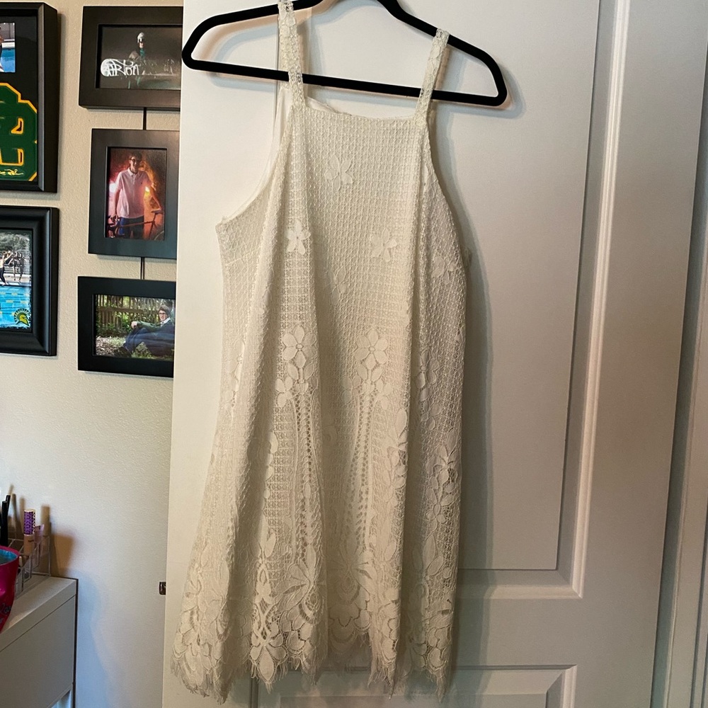 Francescas White Lace Dress